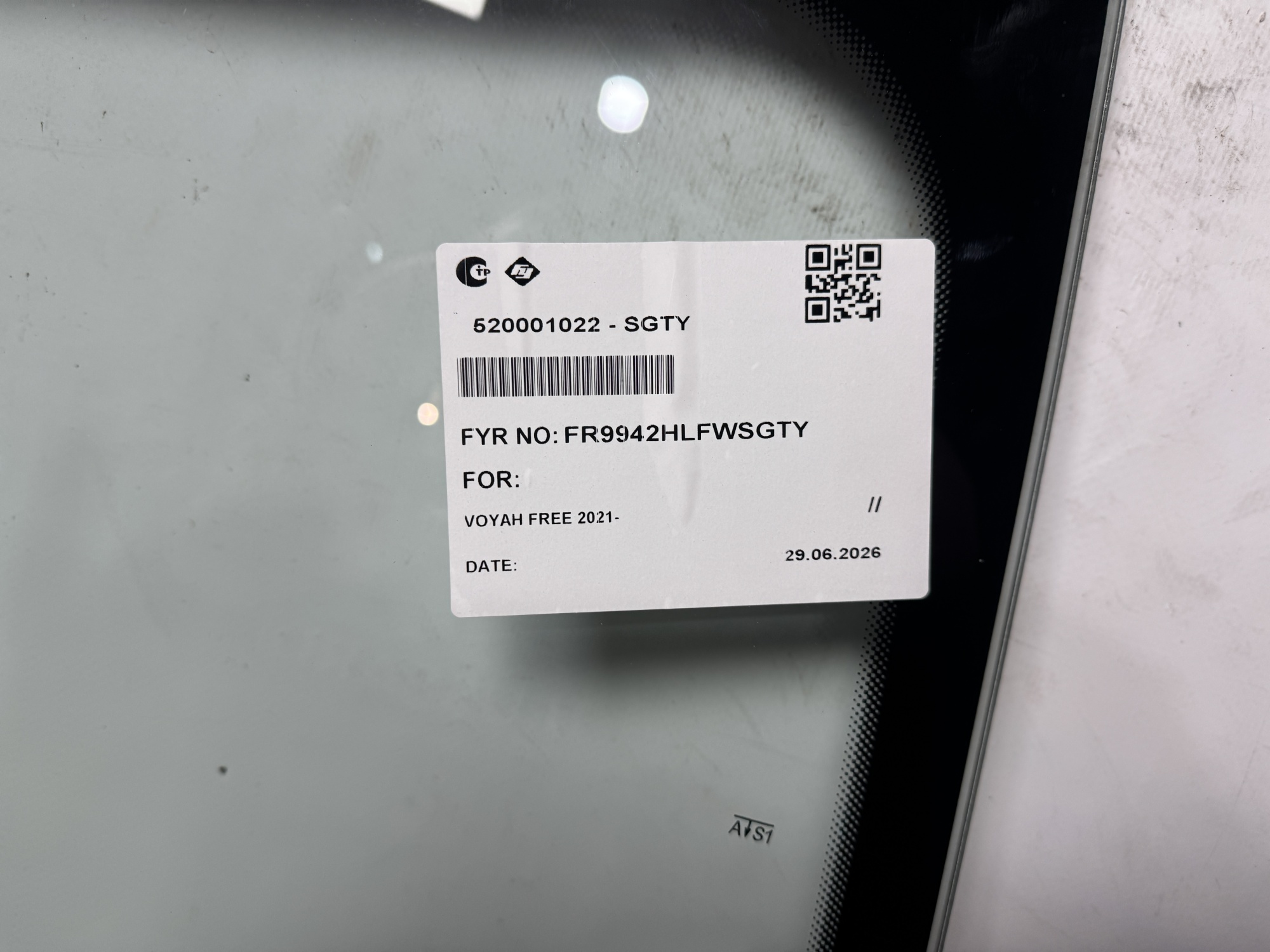 VOYAH FREE 5 Doors SUV 2023- FYG ДД 2 КАМЕРЫ(НОВЫЕ) Стекло лобовое 