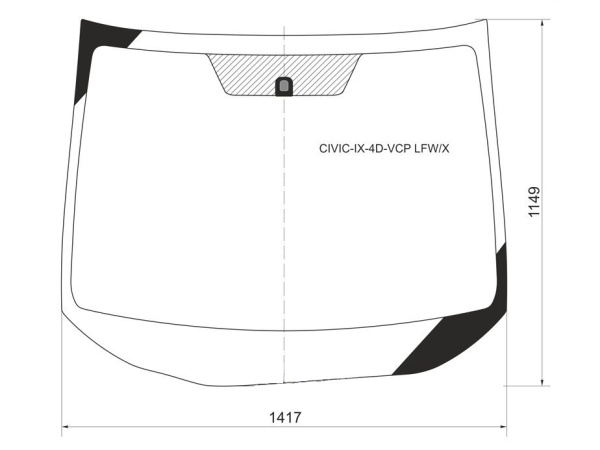 цивик 11 левый сед