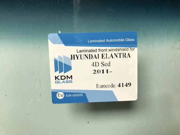 HYUNDAI ELANTRA /AVANTE 2011  KDM- Стекло лобовое 