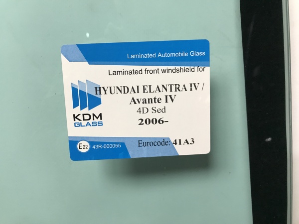 HYUNDAI ELANTRA /AVANTE 2006- KDM Стекло лобовое