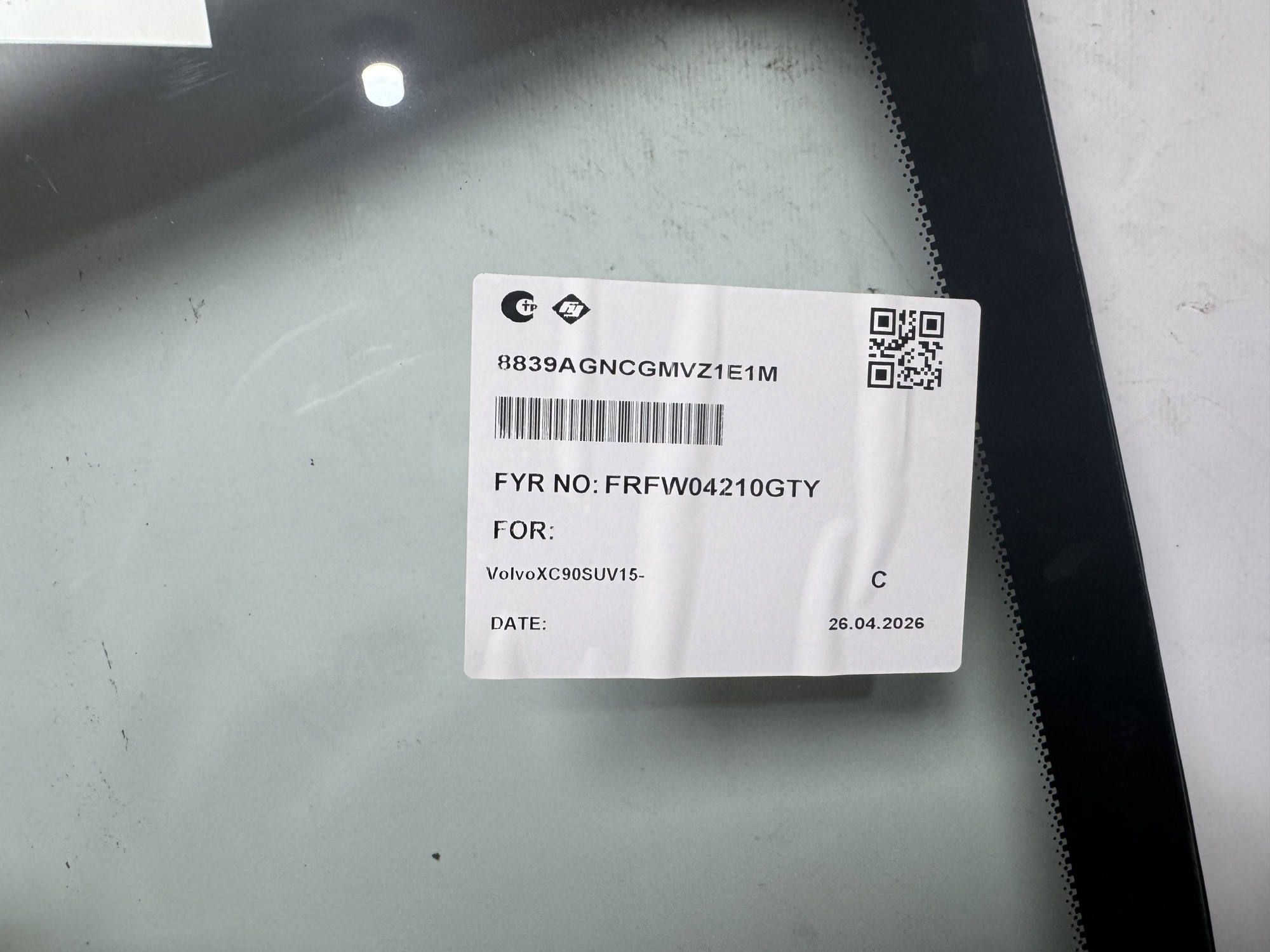 VOLVO XC90 II 5D 2014-FYG ДД КАМЕРА  Стекло лобовое