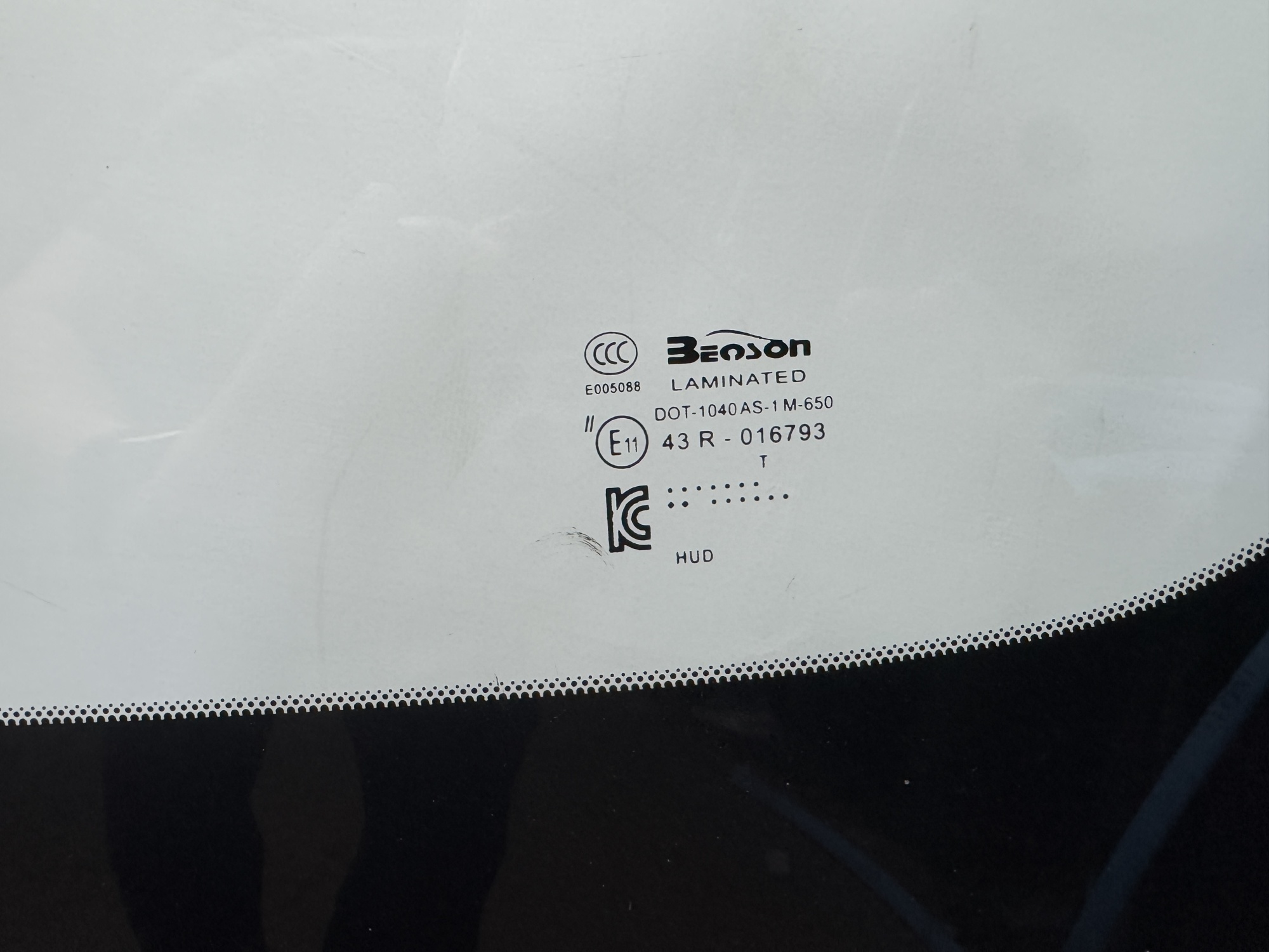 ZEEKR 9X  2025- BENSON ДД КАМЕРА (2 ОКНА) ПРОЕКЦИЯ Стекло лобовое