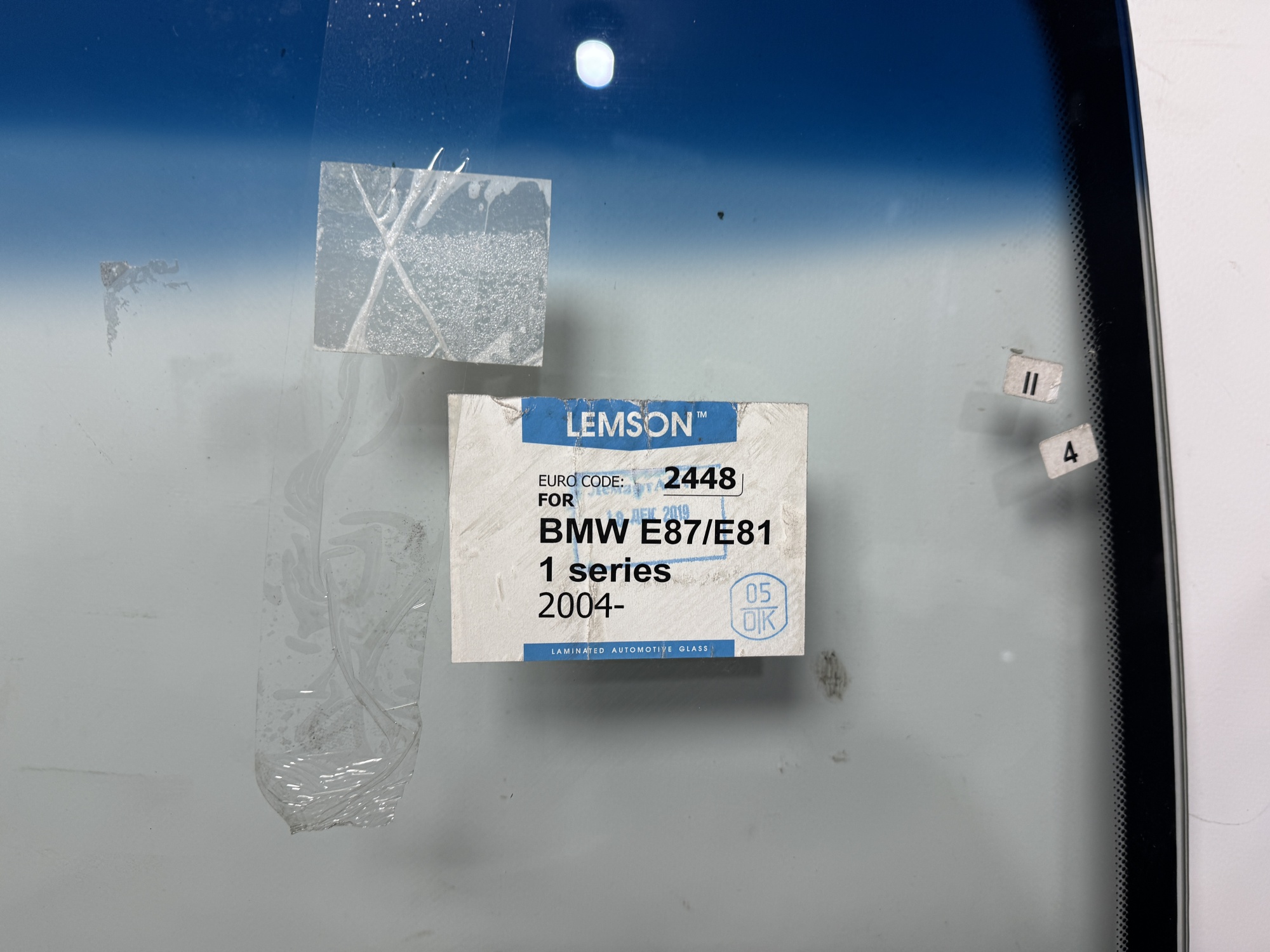 BMW 1-SERIA E87/81  2004-  SL- датчик дождя(место) Стекло лобовое